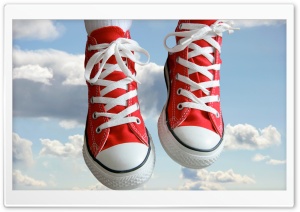 Red Sneakers Ultra HD Wallpaper for 4K UHD Widescreen desktop, tablet & smartphone