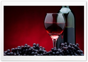 Red Wine Bottle Ultra HD Wallpaper for 4K UHD Widescreen desktop, tablet & smartphone
