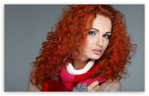 Redhead Curls UltraHD Wallpaper for Wide 16:10 Widescreen WHXGA WQXGA WUXGA WXGA ;