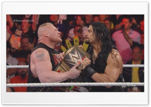 Reigns and Lesnar - WWE Ultra HD Wallpaper for 4K UHD Widescreen Desktop, Lockscreen, Screensaver, TV, Tablet, Smartphone