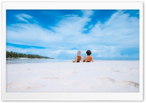 Relaxing on the Beach Ultra HD Wallpaper for 4K UHD Widescreen desktop, tablet & smartphone