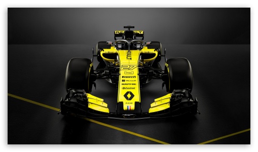 Renault Formula 1 2018 UltraHD Wallpaper for HD 16:9 ;