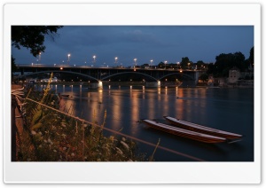 Reno river Basel Ultra HD Wallpaper for 4K UHD Widescreen desktop, tablet & smartphone