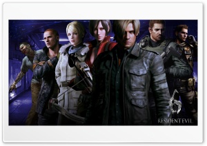 Resident Evil 6 Characters Ultra HD Wallpaper for 4K UHD Widescreen desktop, tablet & smartphone
