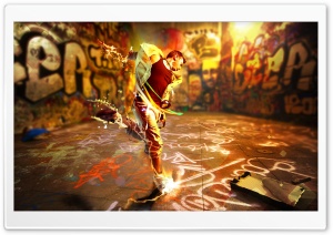 Resident Evil Dance Graffiti Art Ultra HD Wallpaper for 4K UHD Widescreen desktop, tablet & smartphone