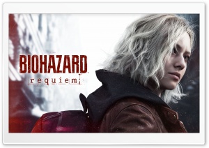 Resident Evil Requiem 2026 Game Grace 4K UHD Wallpaper for Widescreen and UltraWide Desktop, UltraHD TV, Smartphone, Tablet