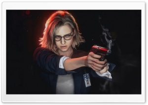 Resident Evil Requiem Grace FBI analyst 4K UHD Wallpaper for Widescreen and UltraWide Desktop, UltraHD TV, Smartphone, Tablet