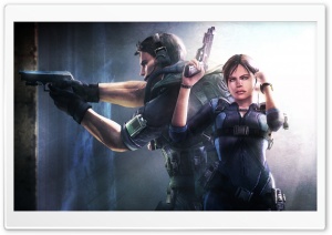 Resident Evil Revelations Jill And Chris Ultra HD Wallpaper for 4K UHD Widescreen desktop, tablet & smartphone