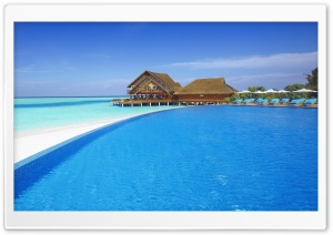 Resort Swimming Pool Ultra HD Wallpaper for 4K UHD Widescreen desktop, tablet & smartphone
