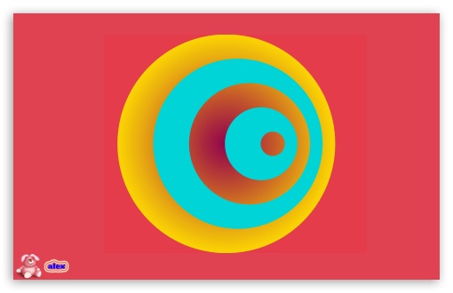 Retro Circles UltraHD Wallpaper for Widescreen 16:10 5:3 ; Fullscreen 4:3 3:2 ;