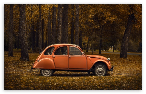 Retro Citroen, Autumn Color UltraHD Wallpaper for UHD 16:9 ; HD 16:9 ; UltraWide 21:9 24:10 32:9 32:10 ; Widescreen 16:10 5:3 ; Fullscreen 4:3 5:4 3:2 ; Tablet 1:1 ; Dual 16:10 5:3 16:9 4:3 5:4 3:2 ;