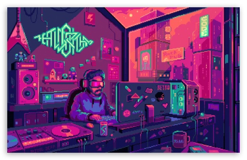 Retro Gaming Room 8 Bit Art UltraHD Wallpaper for UHD 16:9 ; HD 16:9 ; UltraWide 21:9 24:10 32:9 32:10 ; Widescreen 16:10 5:3 ; Fullscreen 4:3 5:4 3:2 ; Tablet 1:1 ; Mobile 9:16 9:19.5 9:20 10:16 2:3 3:5 3:4 ; Dual 16:10 5:3 16:9 4:3 5:4 3:2 ;