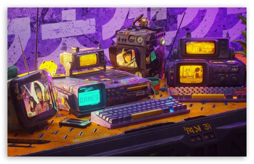 Retro Sci Fi Technology, Games UltraHD Wallpaper for UHD 16:9 ; HD 16:9 ; UltraWide 21:9 24:10 ; Widescreen 16:10 5:3 ; Fullscreen 4:3 5:4 3:2 ; Tablet 1:1 ; Dual 4:3 5:4 3:2 ;