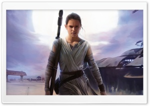 Rey Star Wars The Force Ultra HD Wallpaper for 4K UHD Widescreen desktop, tablet & smartphone