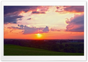 Rheinland, Sunset, Landscape Ultra HD Wallpaper for 4K UHD Widescreen desktop, tablet & smartphone