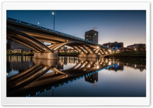 Rich Street Bridge, Columbus, Ohio Ultra HD Wallpaper for 4K UHD Widescreen desktop, tablet & smartphone
