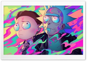 Rick and Morty Fan Art Ultra HD Wallpaper for 4K UHD Widescreen Desktop, Lockscreen, Screensaver, TV, Tablet, Smartphone