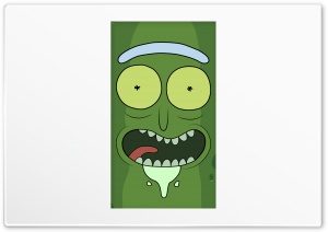Rick and Morty Peace, Pickle Rick Ultra HD Wallpaper for 4K UHD Widescreen Desktop, Lockscreen, Screensaver, TV, Tablet, Smartphone