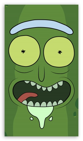 Rick and Morty Peace, Pickle Rick UltraHD Wallpaper for Mobile 9:16 ;