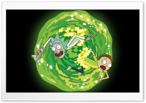 Rick and Morty Portal 4K UHD Wallpaper for Widescreen and UltraWide Desktop, UltraHD TV, Smartphone, Tablet