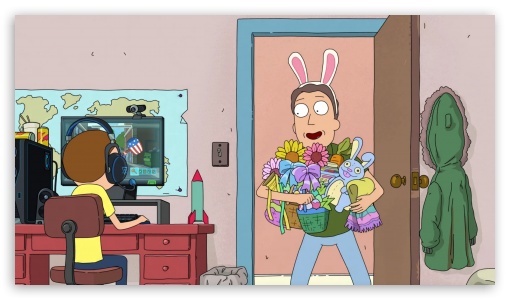 Rick and Morty, Season 8, Adult Swim UltraHD Wallpaper for HD 16:9 ;