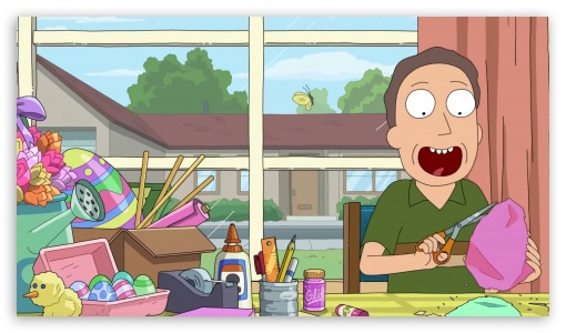 Rick and Morty, Season 8, Adult Swim UltraHD Wallpaper for HD 16:9 ;