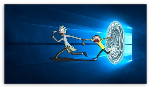 Download Rick And Morty Portal Space Wallpaper