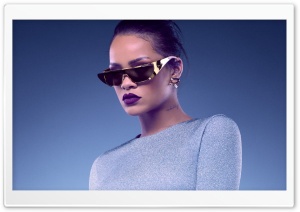 Rihanna Futuristic Sunglasses Photoshoot 4K UHD Wallpaper for Widescreen and UltraWide Desktop, UltraHD TV, Smartphone, Tablet