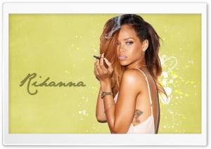 Rihanna Smoking 2013 Ultra HD Wallpaper for 4K UHD Widescreen desktop, tablet & smartphone