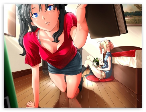 Rin tohsaka UltraHD Wallpaper for Fullscreen 4:3 ;