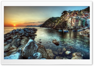 Riomaggiore Italy Ultra HD Wallpaper for 4K UHD Widescreen desktop, tablet & smartphone