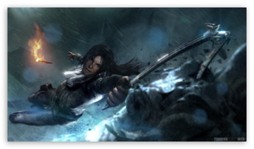 Rise Of The Tomb Raider Lara Croft Climbing Axe UltraHD Wallpaper for 8K UHD TV 16:9 Ultra High Definition 2160p 1440p 1080p 900p 720p ; Mobile 16:9 - 2160p 1440p 1080p 900p 720p ;
