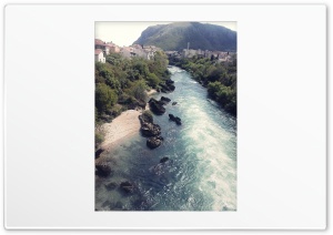 River Neretva 4K UHD Wallpaper for Widescreen and UltraWide Desktop, UltraHD TV, Smartphone, Tablet