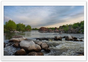 River Rocks Ultra HD Wallpaper for 4K UHD Widescreen Desktop, Lockscreen, Screensaver, TV, Tablet, Smartphone