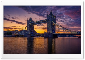 River Thames, Tower Bridge, London City Ultra HD Wallpaper for 4K UHD Widescreen desktop, tablet & smartphone
