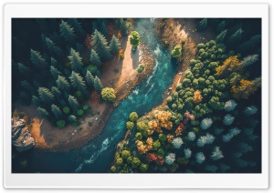 River Woods Ultra HD Wallpaper for 4K UHD Widescreen desktop, tablet & smartphone