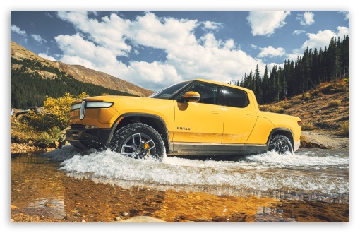 Rivian R1T Electric Truck UltraHD Wallpaper for UHD 16:9 ; HD 16:9 ; UltraWide 21:9 24:10 32:9 32:10 ; Widescreen 16:10 ; Dual 16:10 16:9 ;