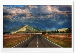 Road In New Zealand Ultra HD Wallpaper for 4K UHD Widescreen Desktop, Lockscreen, Screensaver, TV, Tablet, Smartphone