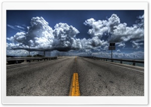 Road Near Ocean Ultra HD Wallpaper for 4K UHD Widescreen desktop, tablet & smartphone