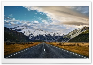 Road To Mount Cook Ultra HD Wallpaper for 4K UHD Widescreen desktop, tablet & smartphone
