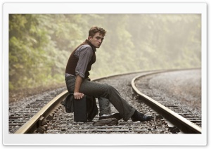 Robert Pattinson On Rail Track Ultra HD Wallpaper for 4K UHD Widescreen desktop, tablet & smartphone