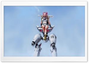 Robot and Girl Ultra HD Wallpaper for 4K UHD Widescreen desktop, tablet & smartphone