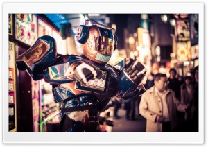 Robots in the Streets of Tokyo Ultra HD Wallpaper for 4K UHD Widescreen desktop, tablet & smartphone