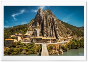 Rocher de la Baume, Sisteron, France Ultra HD Wallpaper for 4K UHD Widescreen Desktop, Lockscreen, Screensaver, TV, Tablet, Smartphone