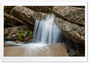 Rock Waterfall Ultra HD Wallpaper for 4K UHD Widescreen desktop, tablet & smartphone