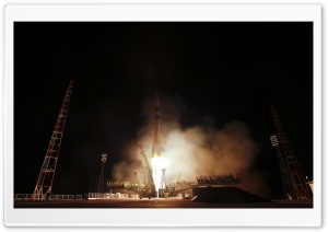 Rocket Launch Night Ultra HD Wallpaper for 4K UHD Widescreen desktop, tablet & smartphone