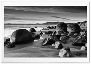 Rocks On A Beach Ultra HD Wallpaper for 4K UHD Widescreen desktop, tablet & smartphone