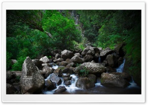 Rocky Forest Creek Ultra HD Wallpaper for 4K UHD Widescreen desktop, tablet & smartphone