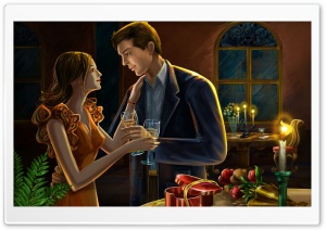 Romantic Dinner Ultra HD Wallpaper for 4K UHD Widescreen desktop, tablet & smartphone