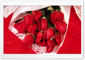 Romantic Roses Bouquet Ultra HD Wallpaper for 4K UHD Widescreen desktop, tablet & smartphone